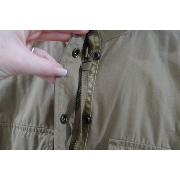Diesel Anorak Jacket With Lace Up Back Detail - Green XS - Picture 5 of 15